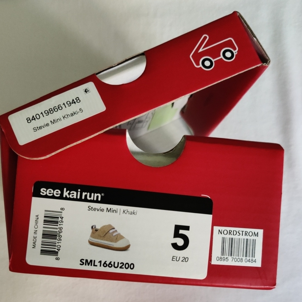 See Kai Run Tan and White Kids Sneakers - Picture 6 of 6